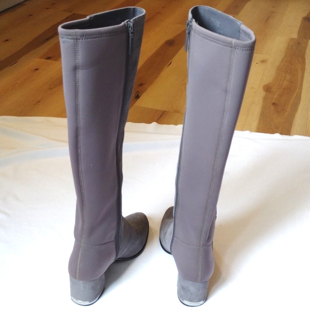 Calvin Klein Gray Freeda Tall Boot - Picture 4 of 11